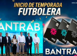 Representantes de Bantrab y miembros de la Junta Directiva durante el inicio de la temporada futbolera. Foto: La Hora/ José Orozco.