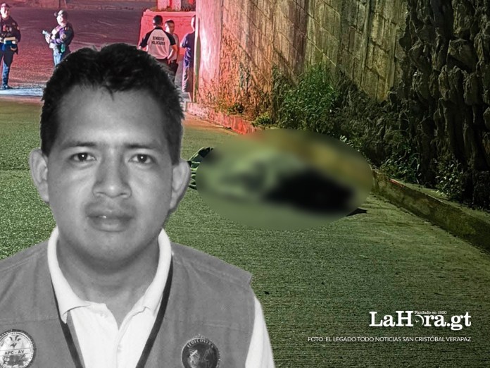 El crimen ocurrió a eso de las diez de la noche del domingo cerca de una fábrica de calzado, informaron los Bomberos Voluntarios de San Cristóbal Verapaz, Alta Verapaz. Foto La Hora: El legado todo noticias San Cristóbal Verapaz/FB