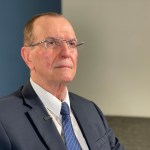 Julio César Rivera Claveria, en entrevista para La Hora: Foto La Hora: Victor García