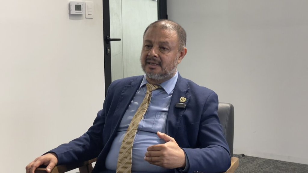 El candidato a Fiscal General y jefe del Ministerio Público (MP), Carlos García Alvarado, habló con Diario La Hora.