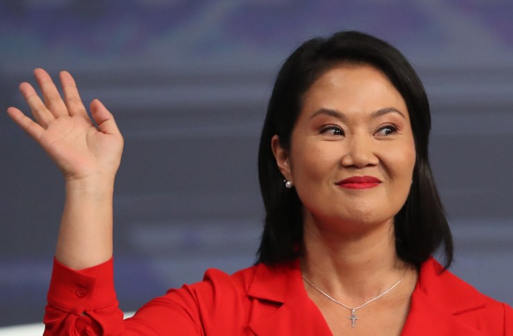 Keiko Fujimori, derechista candidata a la presidencia de Perú. Hija y heredera política del expresidente Alberto Fujimori (1990-2000). EFE/ Paolo Aguilar