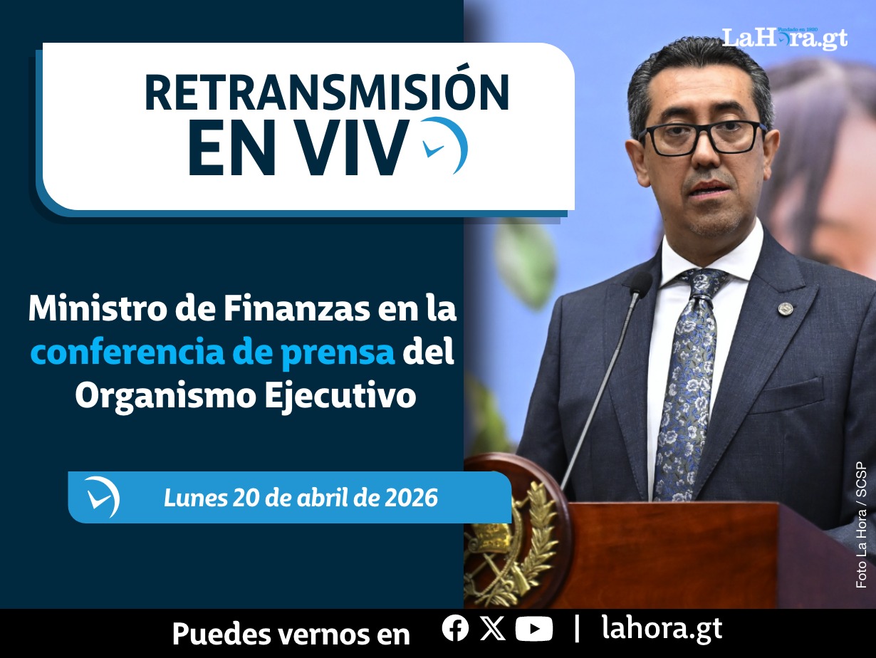 Retransmisión: Ministro de Finanzas en la conferencia de prensa del Organismo Ejecutivo