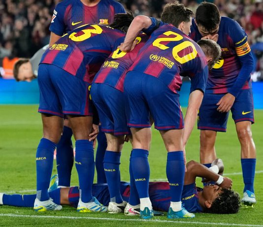 Lamine Yamal se perderá lo que resta de temporada con el FC Barcelona tras sufrir una lesión en el bíceps femoral de su pierna izquierda.