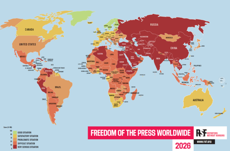 Libertad de Prensa sigue siendo vulnerable en el mundo, aunque Guatemala muestra ligera mejoría
