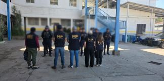 En varios allanamientos, el Ministerio Público busca evidencias por casos de extorsión, muerte de mujeres y ataques contra buses recolectores de basura. Foto La Hora: MP