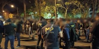 Las fuerzas de seguridad buscan desarticular a la clica identificada como "Leeward Locotes Salvatrucha" y estructuras que integran el crimen organizado. Foto La Hora: MP