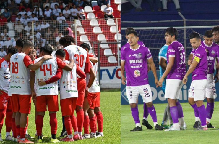 Atlético Mictlán y Deportivo Achuapa son los equipos descendidos a Primera División luego de no sumar los puntos necesarios para su permanencia. Foto La Hora: Achuapa y Mictlán/FB