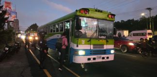 Se cumplen 15 días desde que Neto Bran anunció un aumento al pasaje en Mixco. Foto La Hora: Neto Bran.