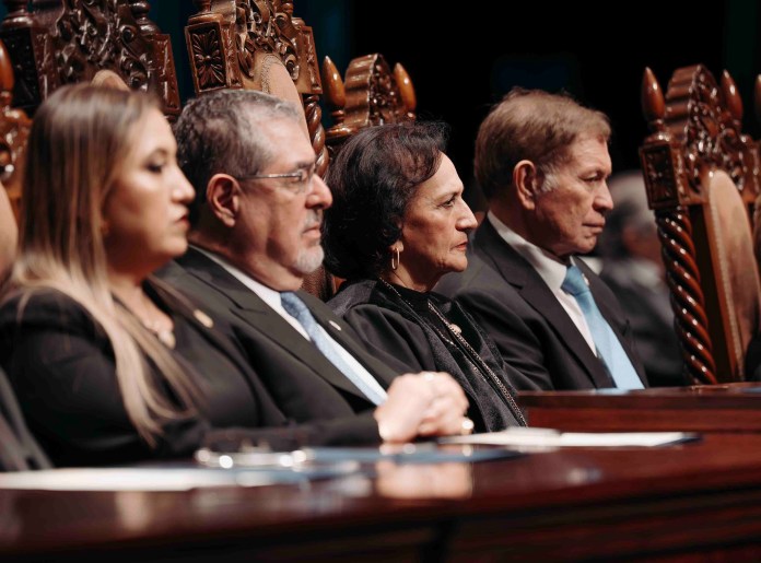 La magistrada presidenta de la Corte de Constitucionalidad, Annabella Morfín, fue designada al cargo por el presidente de la República Bernardo Arévalo en Consejo de Ministros. Foto La Hora: CC. 