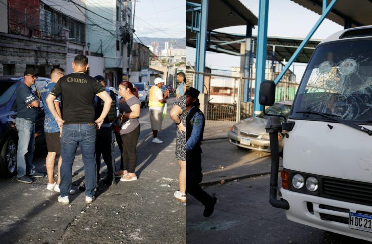 Al menos tres lesionados tras enfrentamiento entre barras de Motagua y Olimpia en Honduras.