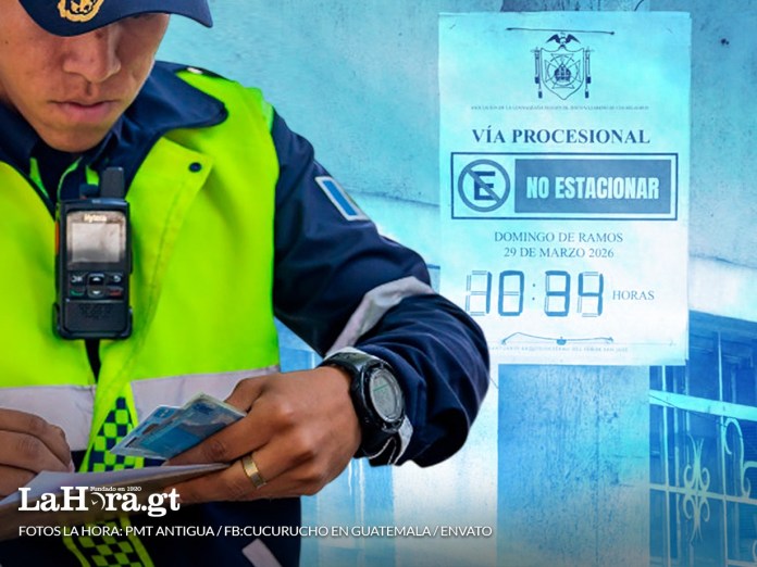 Esto debes pagar si te estacionas en rutas procesionales o apartas parqueos. Arte La Hora: Alejandro Ramírez.