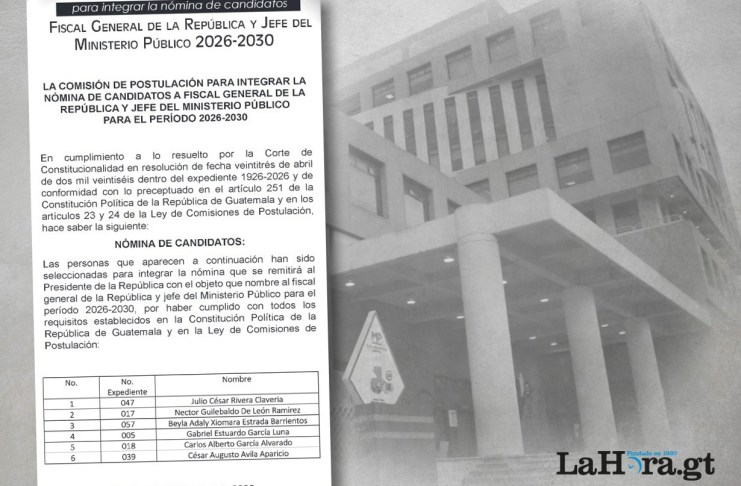 La nueva nómina de candidatos a Fiscal General para dirigir al MP ya se ha publicado y entrevistas comienzan este martes 28 de abril.