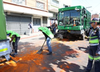 Más de 800 toneladas de residuos son recolectadas producto de las alfombras elaboradas durante la Semana Santa.