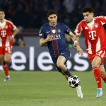 PSG, en un festival de goles en el Parque de los Príncipes, venció 5-4 al Bayern Múnich en la ida de las semifinales de la Champions League.