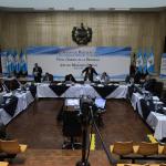 Comisión de Postulación para Fiscal General en el primer día de entrevistas a candidatos para el cargo. Foto La Hora: Daniel Ramírez