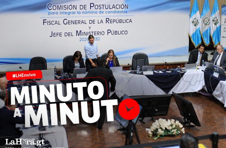 Postuladores votan a viva voz por cada uno de los candidatos a Fiscal General. Arte La Hora: Roberto Altán.