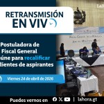 La Corte de Constitucionalidad (CC) de Guatemala anuló la nómina de candidatos a Fiscal General y ordenó a la Comisión de Postulación repetir la evaluación de los 48 expedientes originales en 24 horas.