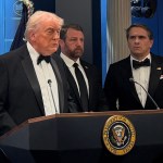 Hace un mes, la cena de corresponsales ofrecida por el presidente Donald Trump fue suspendida por un ataque. En esa ocasión habló de la importancia del salón de baile. Foto La Hora: archivo