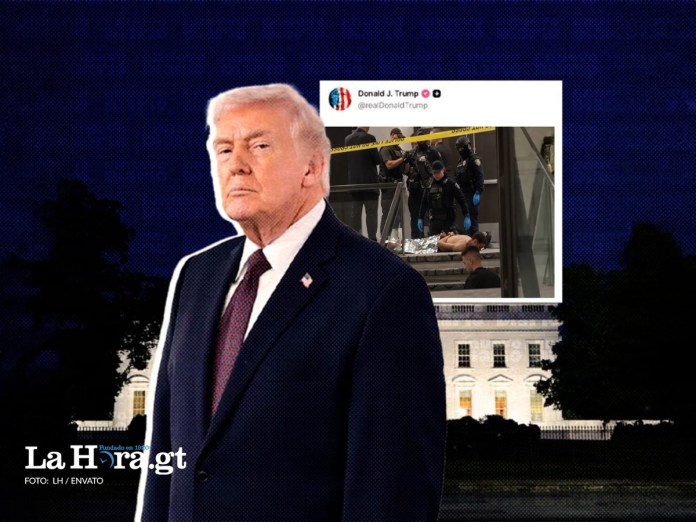 Presunto tirador cena de corresponsales