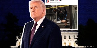 Presunto tirador cena de corresponsales