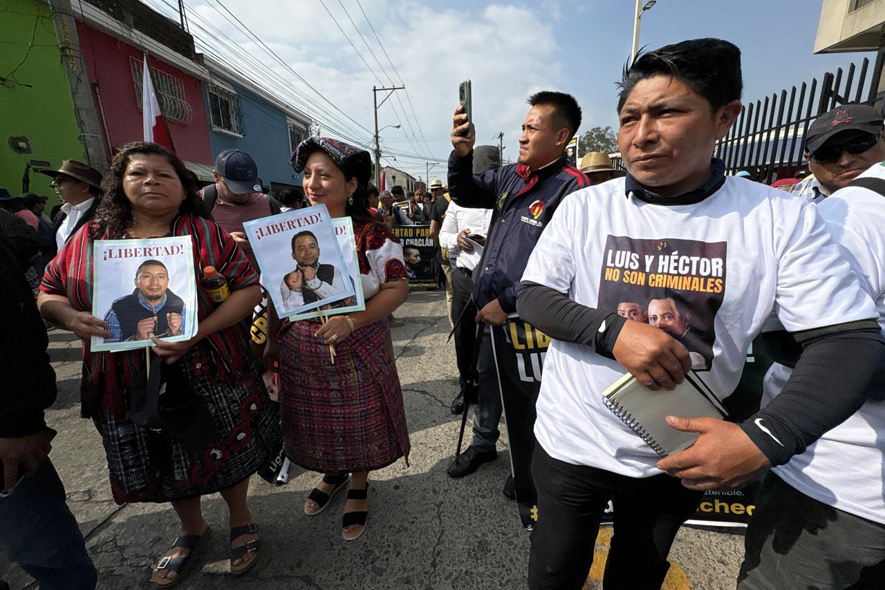 UE en Guatemala se pronuncia por el cumplimiento de un año del arresto de Luis Pacheco y Héctor Chaclán