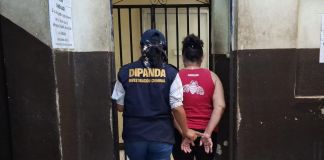 Alias "La Abuela", presunta extorsionista recapturada en Escuintla. Foto La Hora: PNC