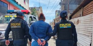 Alias "Capibara" recapturada en un mercado de Chimaltenango. Foto La Hora: PNC