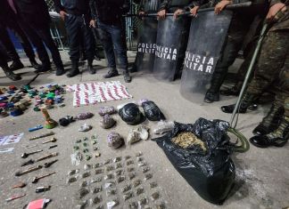 Las autoridades del Sistema Penitenciario buscan mantener el control y reforzar la seguridad en el centro carcelario. Foto La Hora: Ejército de Guatemala