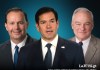 Los senadores estadounidenses —el republicano Michael S. Lee y el demócrata Tim Kaine y— piden a Marco Rubio respaldo previo a elección clave de Fiscal General. Foto La Hora: Retratos oficiales del Senado de EE. UU.