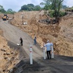 Ruta Cito Zarco donde ocurrió el colapso vial. Foto La Hora: Canal 46 News Nuestro Canal