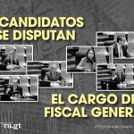 Seis candidatos que se disputan el cargo de Fiscal General luego de que la nómina fuese enviada en abril de 2026.
