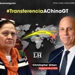 La fiscal general María Consuelo Porras y el exagente de la DEA Christopher Urben, quien reveló cómo opera la mafia china en el mundo. Diseño: La Hora.