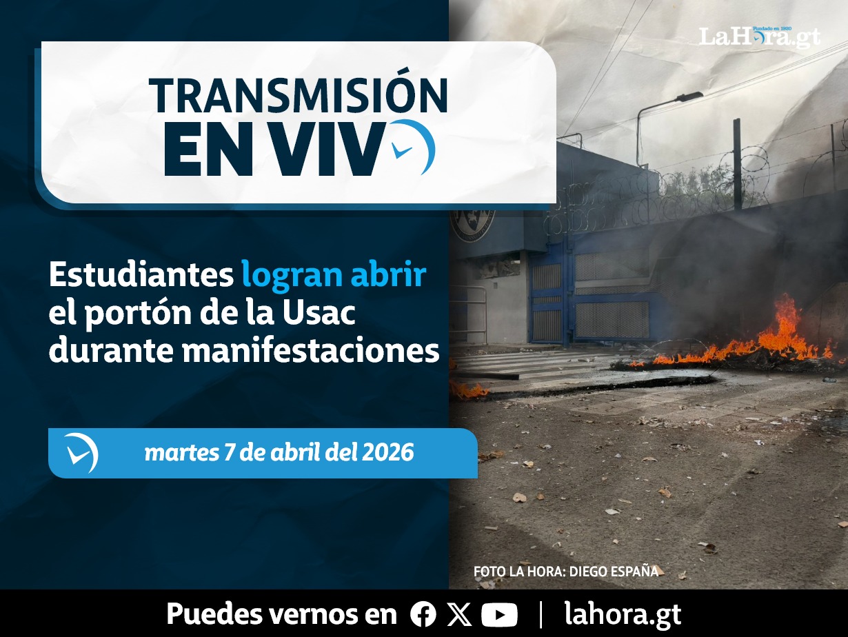 En vivo: Estudiantes logran abrir el portón de la Usac durante manifestaciones