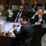 Marco Antonio Villeda Sandoval, quien aspira a convertirse en Fiscal General presentó su plan de trabajo este viernes.