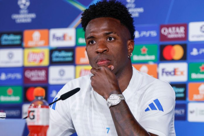 Vinícius Jr., previo a enfrentar al Bayern Múnich en la Champions League, habló sobre su relación con Álvaro Arbeloa.