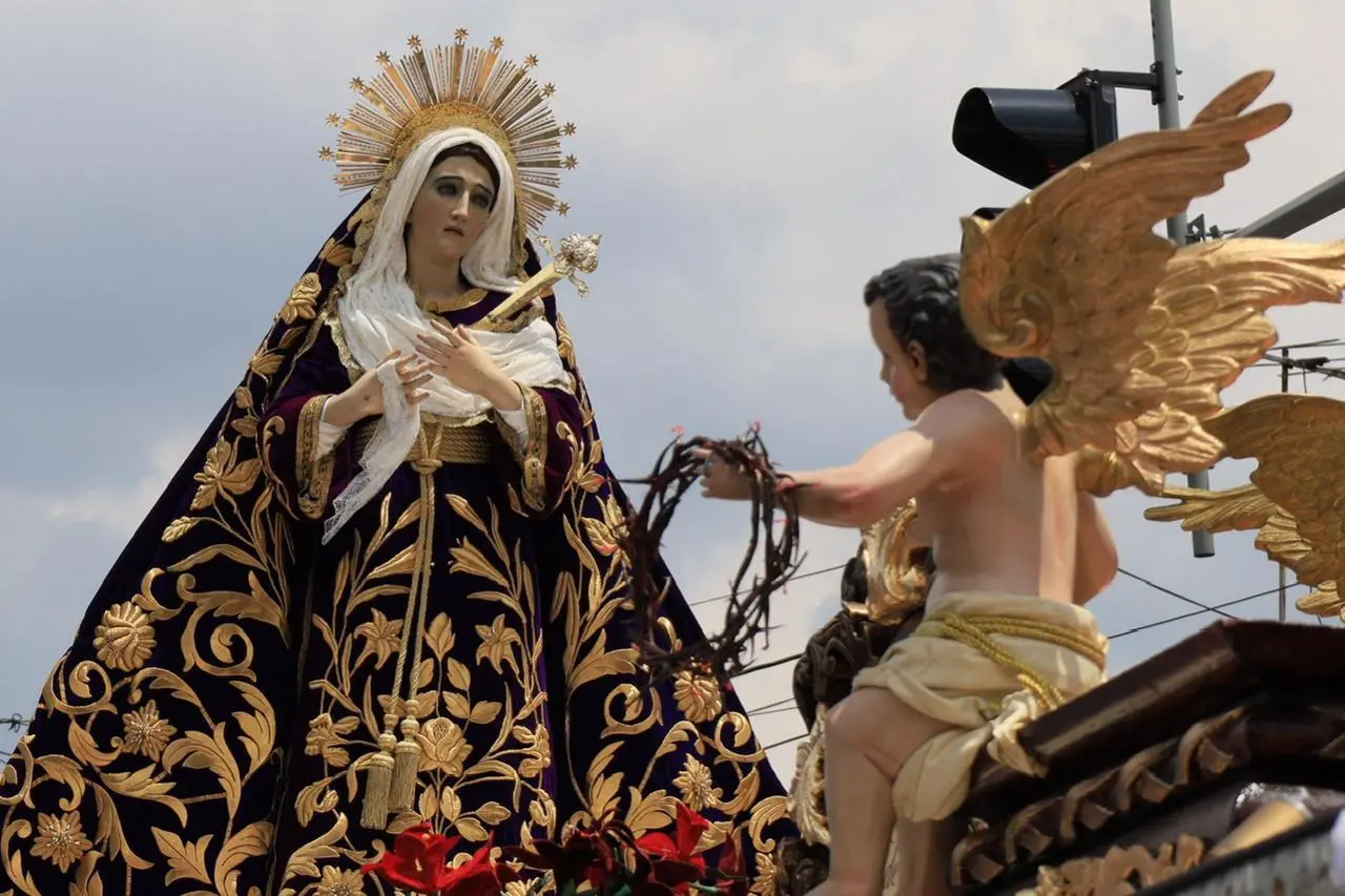 La Santísima Virgen de Dolores. Foto La Hora: Daniel Ramírez