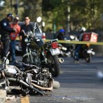 Socorirstas atienden accidente vial en cercanía a la colonia Vista Hermosa, zona 15 capitalina.