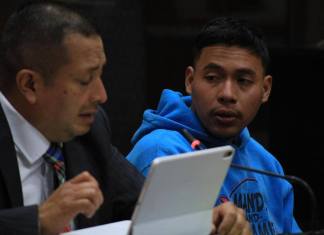 El aspirante a bombero, Jorge Callejas Guerra aceptó haber trasladado el cuerpo de Nelson Santamaría para no implicar a agentes de PNC en el hecho. Foto La Hora: Daniel Ramírez