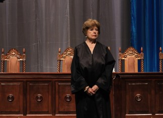 El Ministerio Público insiste en procesar a la magistrada de la CC, Astrid Lemus, y solicita información referente a su toma de posesión. Foto La Hora: Daniel Ramírez