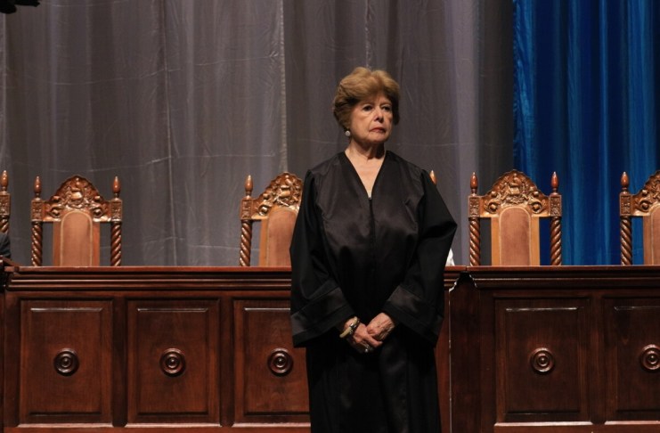 El Ministerio Público insiste en procesar a la magistrada de la CC, Astrid Lemus, y solicita información referente a su toma de posesión. Foto La Hora: Daniel Ramírez