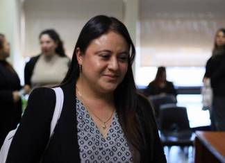 La Sala Tercera Penal deberá resolver la apelación interpuesta por el MP en contra de la sentencia absolutoria a favor de Astrid Pimentel. Foto La Hora: Daniel Ramírez