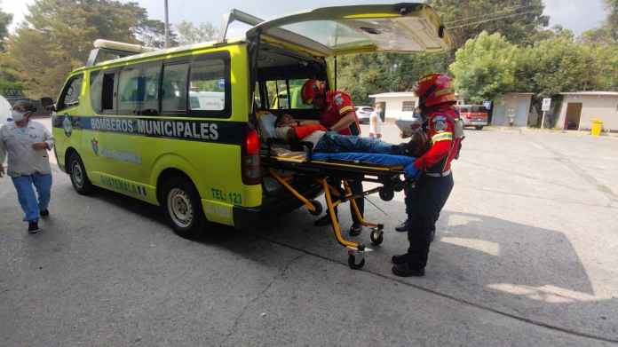 Ataque armado en la zona 10 capitalina deja a un hombre herido. Foto La Hora: CBM.