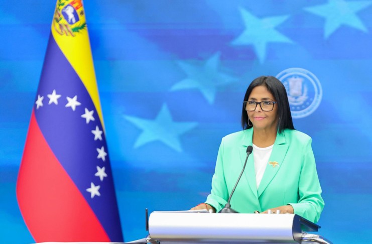 Archivo de la presidenta de Venezuela, Delcy Rodríguez. Foto La Hora: EFE