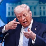 Archivo del presidente de Estados Unidos, Donald Trump. Foto La Hora: EFE