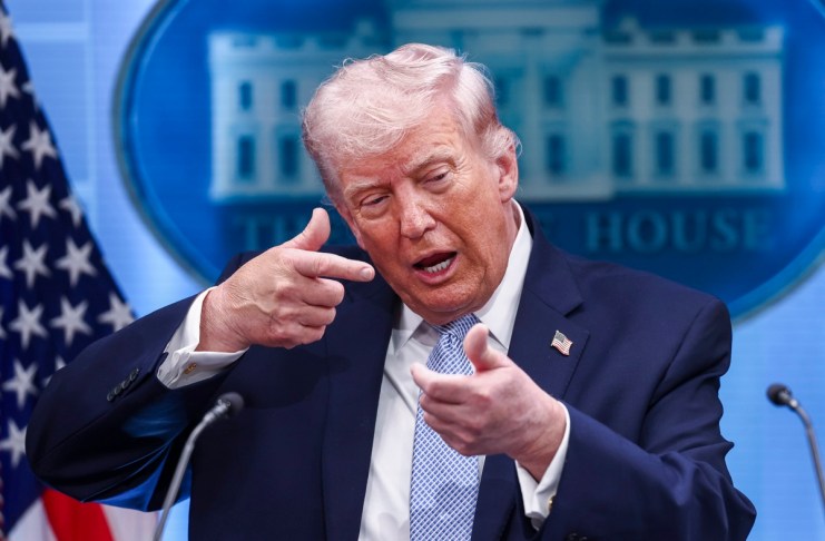 Archivo del presidente de Estados Unidos, Donald Trump. Foto La Hora: EFE