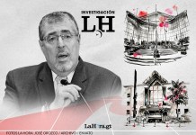 El presidente Bernardo Arévalo anunció que pedirá investigar el contrato por el nuevo sistema biométrico del Renap. Arte: La Hora/Alejandro Ramírez.