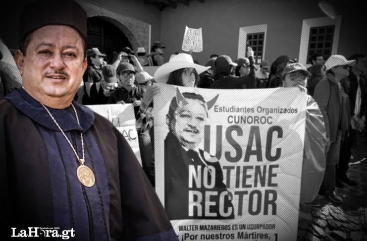Walter Mazariegos consumó un nuevo golpe en la Universidad de San Carlos y logró ser reelecto como rector.