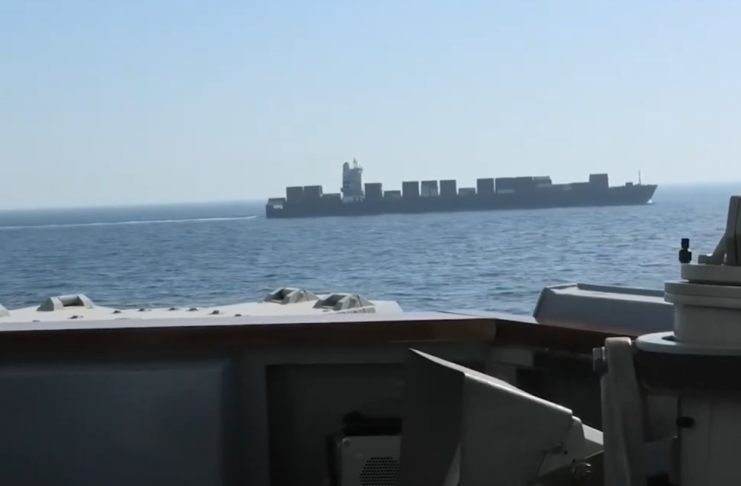 El buque viajaba de China a Irán y fue atacado por Estados Unidos.