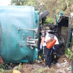 El accidente de un bus ocurrido a finales de marzo puso en evidencia la falta de controles en el estado de las unidades que están en funcionamiento. Foto: La Hora/CVB