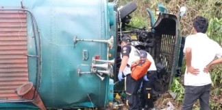 El accidente de un bus ocurrido a finales de marzo puso en evidencia la falta de controles en el estado de las unidades que están en funcionamiento. Foto: La Hora/CVB